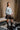 Gia Brown Faux-Suede Skort - full body view
