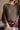 Analise Brown Poncho Sweater - close up front view