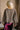 Analise Brown Poncho Sweater - back view