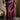 Anya Burgundy Satin Midi Skirt - front view with belt