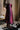 Anya Burgundy Satin Midi Skirt -side view 