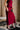 Zoe Burgundy Sequin Midi Skirt - frontal side view