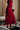 Zoe Burgundy Sequin Midi Skirt - side view