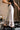 Leilani Champagne Satin & Lace Midi Skirt-  side view