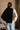 Mia Black & Cream Colorblock Sweater - back