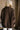 Senior '27 Brown Reversible Mock Neck Sweatshirt - back