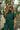 Lauren Green Knit Mock Neck Top - front view