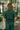 Lauren Green Knit Mock Neck Top - back view