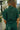 Lauren Green Knit Mock Neck Top - close up back view