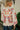 Mandie Beige Floral Mock Neck Sweater - back view