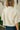 Natalie Cream Short Sleeve Sweater -  back view