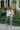 Louella Grey & White Striped Sweater - Moving front view 