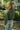 Ivy Olive & Blue Striped Sweater - Moving Back view 