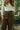 Shana Brown Chain Detail Pants - Detailed front view 