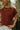 Oaklyn Rust Sleeveless Sweater - Detailed front view 