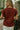 Oaklyn Rust Sleeveless Sweater - back view 