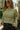 Rosie Olive Flare Sweater - Front view up close