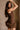 Scarlett Brown Tulle Trim Mini Dress- side view