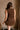 Scarlett Brown Tulle Trim Mini Dress- back view
