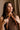 Paloma Multi Floral Print Satin Scarf - front view tied on model's neck