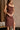 Layla Brown One-Shoulder Midi Dress- top front view