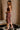 Layla Brown One-Shoulder Midi Dress- full left side view