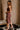 Layla Brown One-Shoulder Midi Dress- full left side view