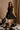 Emily Black Belt Flare Mini Dress- full body view