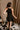 Emily Black Belt Flare Mini Dress- full body back view