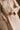 Solene Beige Knit Long Sleeve Midi Dress - close up middle view