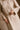 Solene Beige Knit Long Sleeve Midi Dress - close up middle view