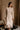 Solene Beige Knit Long Sleeve Midi Dress - front view