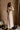 Solene Beige Knit Long Sleeve Midi Dress - side view