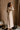 Solene Beige Knit Long Sleeve Midi Dress - side view