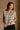 Brynn White & Black Stripe Button-Up Vest- top view