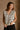Brynn White & Black Stripe Button-Up Vest- top view