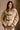 Ariyah Brown & Tan Faux Fur Jacket- front view