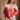 Charlee Red Multi Colorblock Sweatshirt- top view