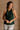 Stevie Hunter Green Satin Tank- front view