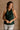 Stevie Hunter Green Satin Tank- front view