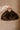 Keala Brown Faux Fur Purse - close up front view
