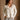 Noelle Off White Ruffle Knit Cardigan- front view