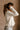 Noelle Off White Ruffle Knit Cardigan- close up side view