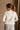 Noelle Off White Ruffle Knit Cardigan- back view