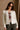 Leah Ivory Front Ties Cardigan- front view