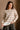 Adalyn Tan & White Stripe Knit Sweater- top view