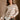 Adalyn Tan & White Stripe Knit Sweater- close up front view