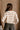 Adalyn Tan & White Stripe Knit Sweater- close up back view