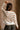 Adalyn Tan & White Stripe Knit Sweater- close up back view