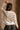 Adalyn Tan & White Stripe Knit Sweater- close up back view